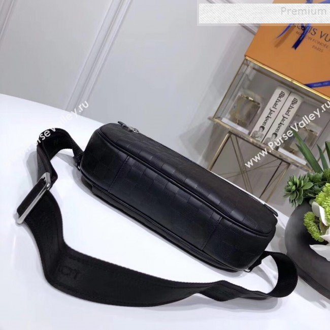 Louis Vuitton Mens Ambler Damier Infini Leather Belt Bag N41288 2019 (KIKI-9121738)