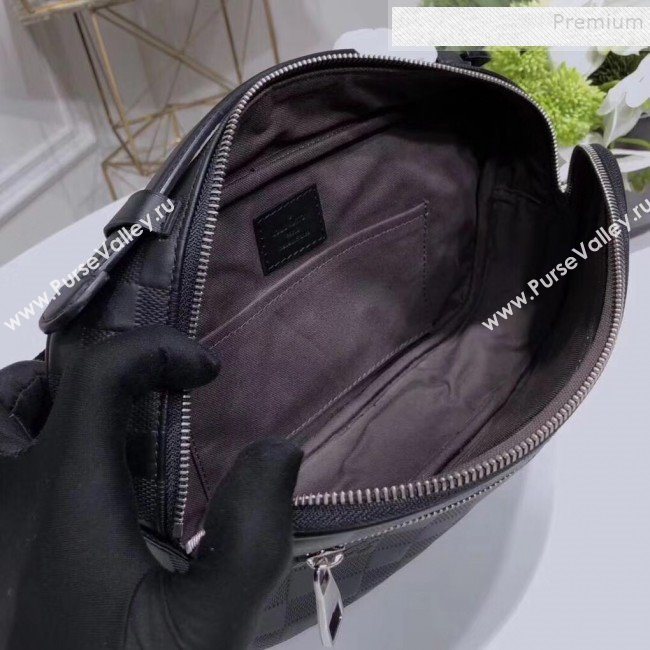 Louis Vuitton Mens Ambler Damier Infini Leather Belt Bag N41288 2019 (KIKI-9121738)