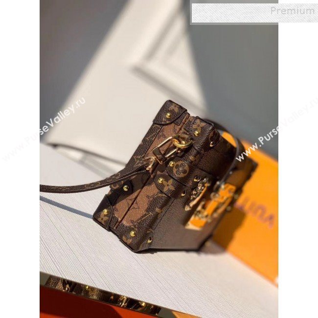 Louis Vuitton Petite Malle Box Shoulder Bag M44154 Monogram Reverse Canvas 2019 (KIKI-9121740)