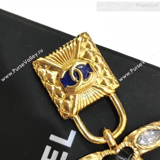 Chanel Leather Chain CC Lock Brooch AB3085 2019 (YF-9122051)