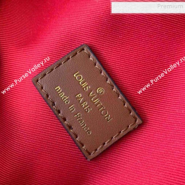 Louis Vuitton Teddy Discovery Monogram Wool Belt Bag/Bumbag M55425 White/Black 2019 (KI-9122107)