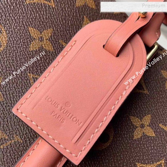 Louis Vuitton Monogram Canvas Soufflot MM Open Top Handle Bag M44816 Pink 2019 (KI-9122109)