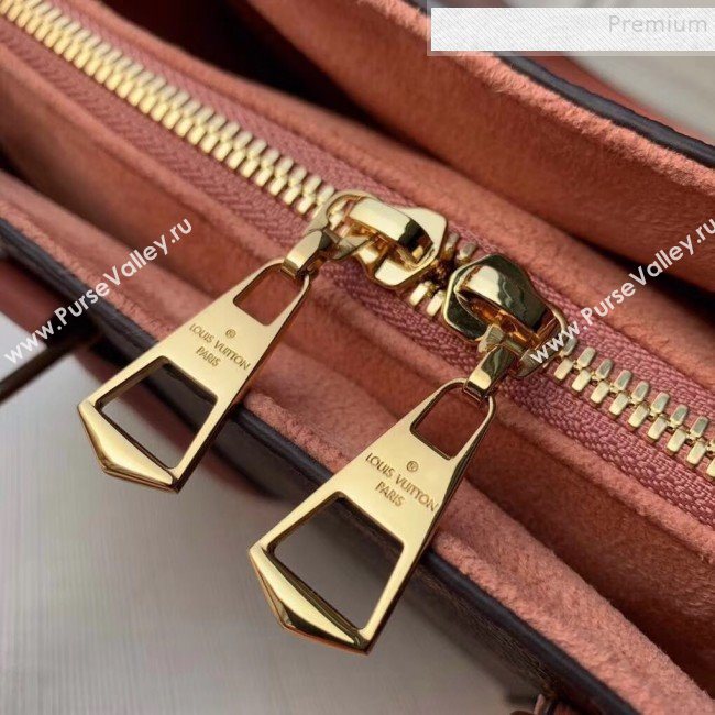 Louis Vuitton Monogram Canvas Soufflot MM Open Top Handle Bag M44816 Pink 2019 (KI-9122109)