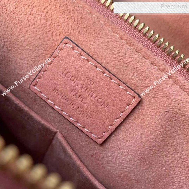 Louis Vuitton Monogram Canvas Soufflot MM Open Top Handle Bag M44816 Pink 2019 (KI-9122109)