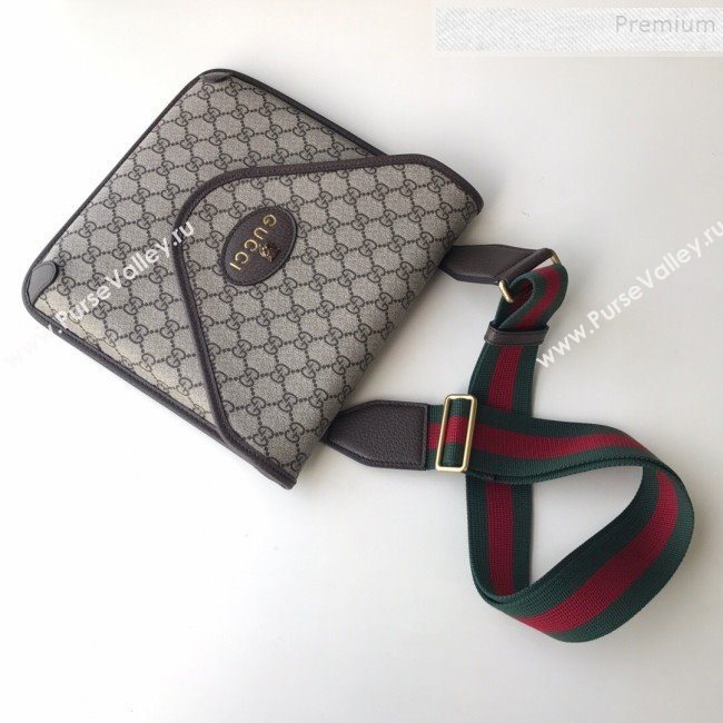Gucci Neo Vintage GG Medium Messenger Bag 598604 Beige 2019 (DLH-9122123)