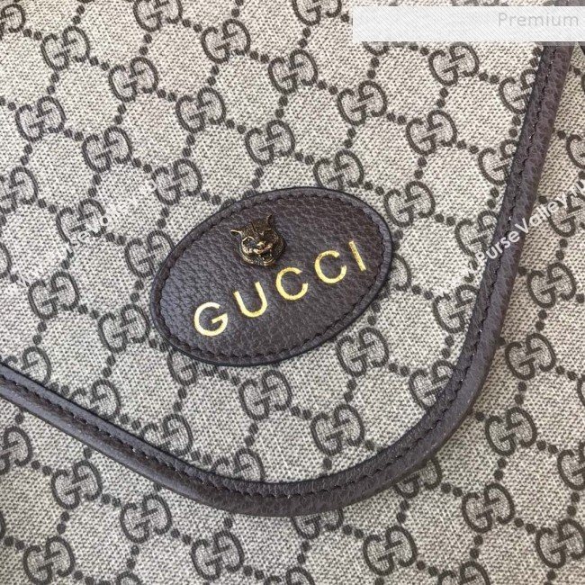 Gucci Neo Vintage GG Medium Messenger Bag 598604 Beige 2019 (DLH-9122123)