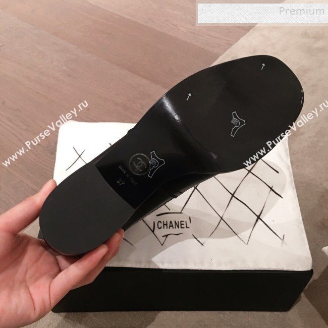Chanel Supple Lambskin Short Boots Black 2019 (KL-9122019)