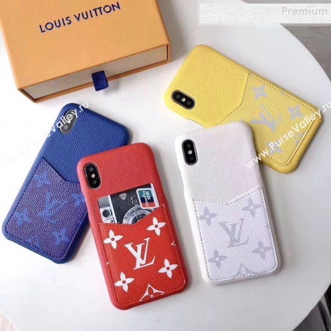 Louis Vuitton Monogram Pocket iPhone Case 01 2019 (SJK-9122042)