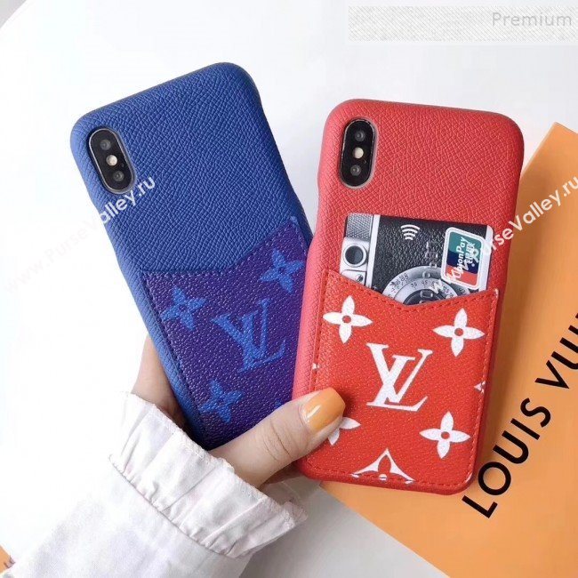 Louis Vuitton Monogram Pocket iPhone Case 01 2019 (SJK-9122042)