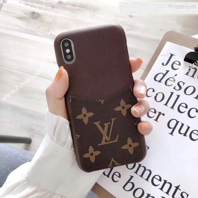 Louis Vuitton Pocket iPhone Case 02 2019 (SJK-9122043)