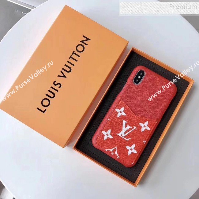 Louis Vuitton Monogram Pocket iPhone Case 01 2019 (SJK-9122042)