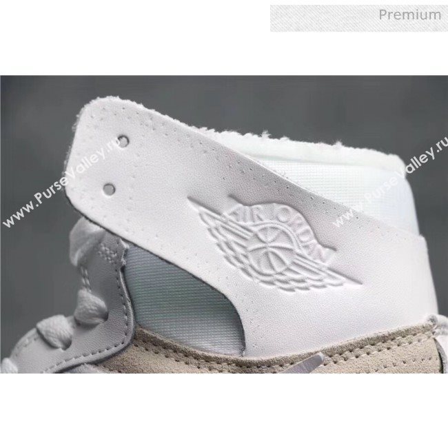 Off-White X AIR JORDAN AJ1 Sneaker White/Beige 2020(For Women and Men) (GD1038-20031612)