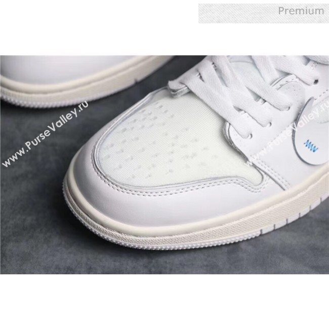 Off-White X AIR JORDAN AJ1 Sneaker White/Beige 2020(For Women and Men) (GD1038-20031612)