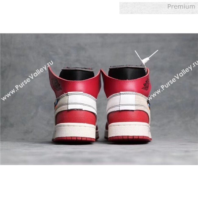 Off-White X AIR JORDAN AJ1 Sneaker Red 2020(For Women and Men) (GD1038-20031613)