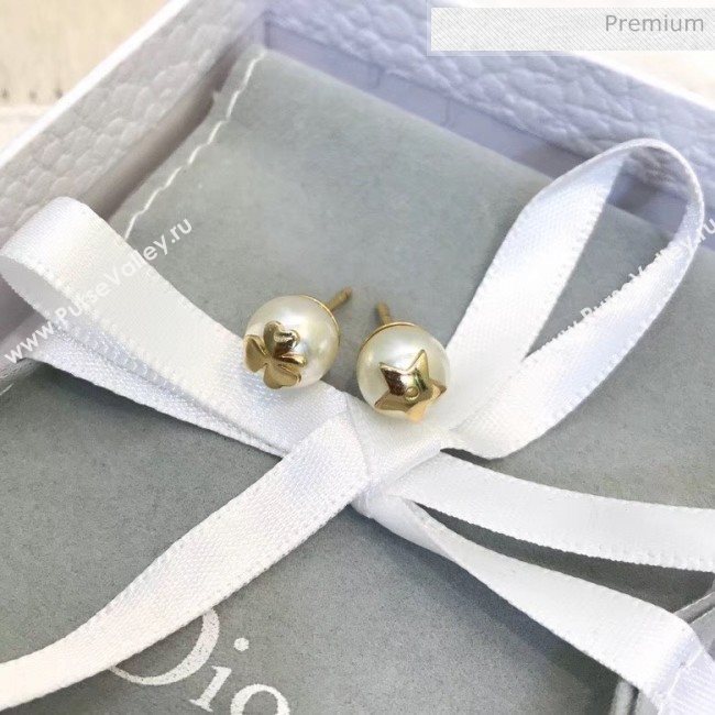 Dior Tribales Short Earrings With Crystal Lock and Star 2020 (YF-20032106)
