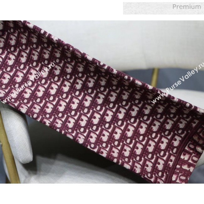 Dior Large Book Tote Embroidered Dior Oblique Canvas Burgundy 2019 (XXG-20031921)