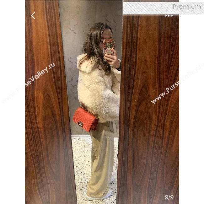 Chanel Quilted Origial Haas Big Caviar Leather Small Boy Flap Bag Red with Light Gold Hardware(Top Quality) (MH-0031719)