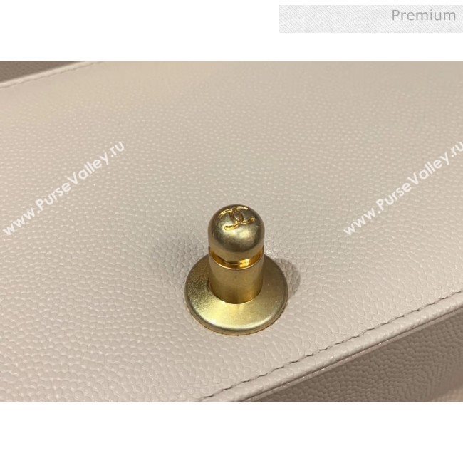 Chanel Quilted Origial Haas Caviar Leather Small Boy Flap Bag Apricot with Matte Gold Hardware(Top Quality) (MH-0031734)