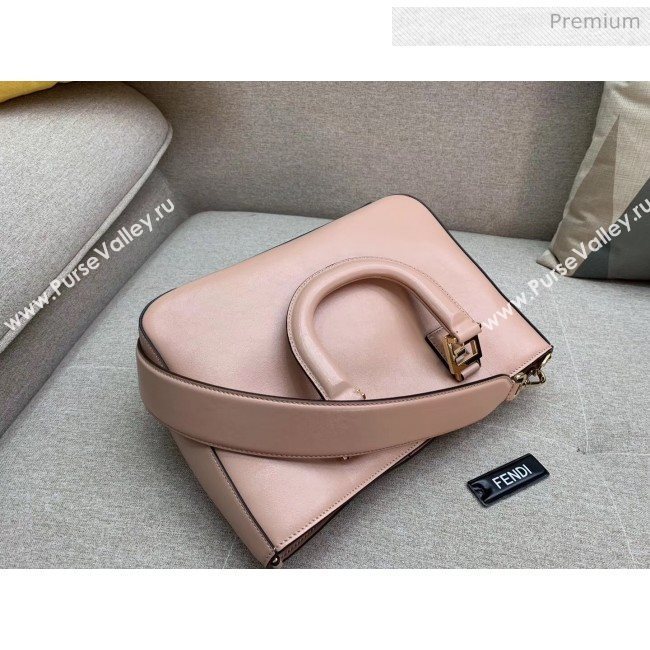 Fendi FF Tote Small Calfskin Bag Pink 2020 (HX-20032006)