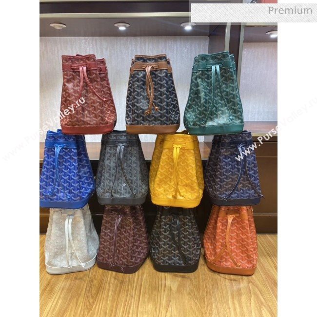 Goyard Petite Flot Bucket Bag Black/Brown 2020 (TS-20032019)