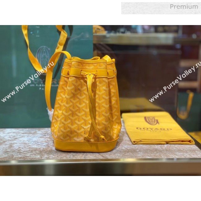 Goyard Petite Flot Bucket Bag Yellow 2020 (TS-20032020)