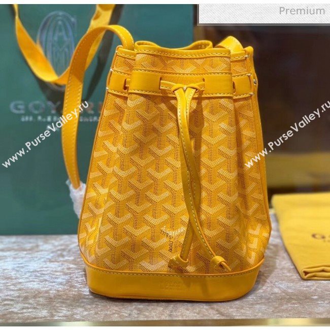 Goyard Petite Flot Bucket Bag Yellow 2020 (TS-20032020)