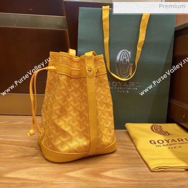 Goyard Petite Flot Bucket Bag Yellow 2020 (TS-20032020)