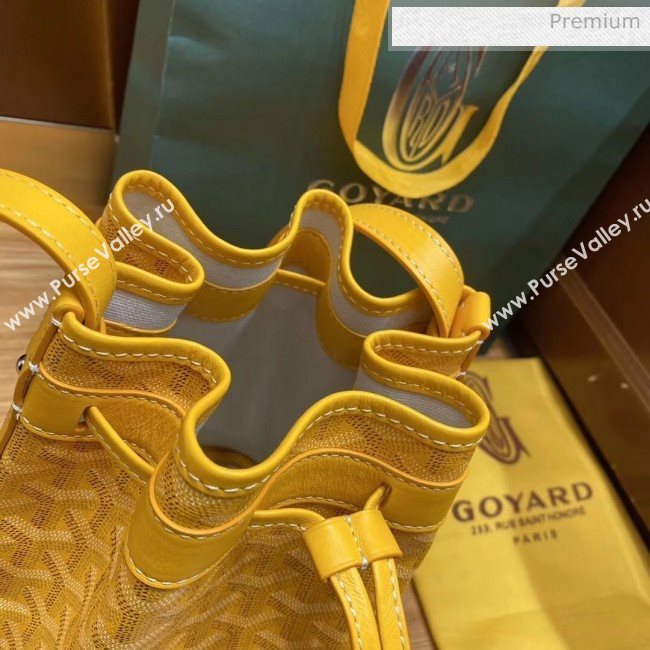 Goyard Petite Flot Bucket Bag Yellow 2020 (TS-20032020)