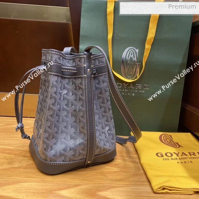 Goyard Petite Flot Bucket Bag Grey 2020 (TS-20032021)