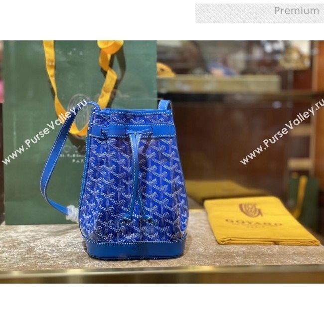 Goyard Petite Flot Bucket Bag Blue 2020 (TS-20032023)