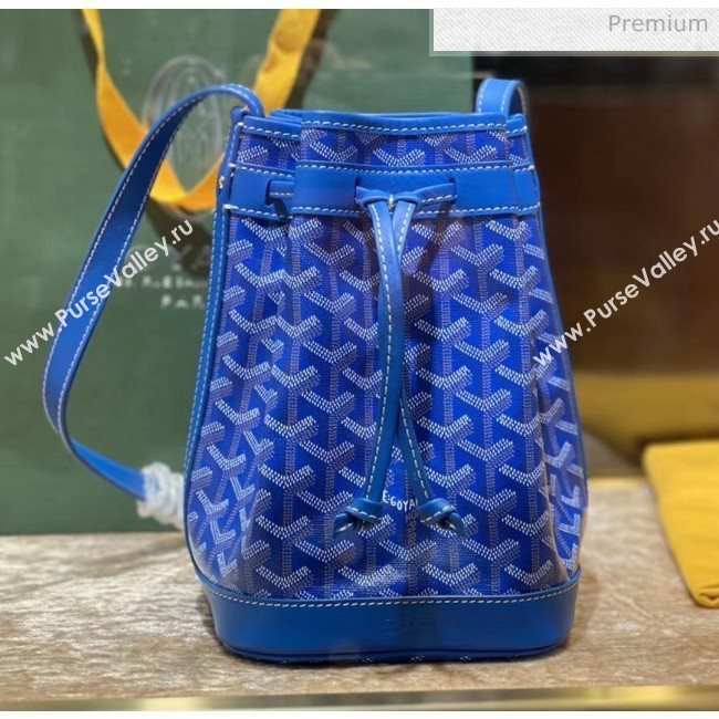 Goyard Petite Flot Bucket Bag Blue 2020 (TS-20032023)