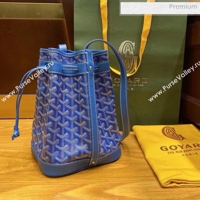 Goyard Petite Flot Bucket Bag Blue 2020 (TS-20032023)