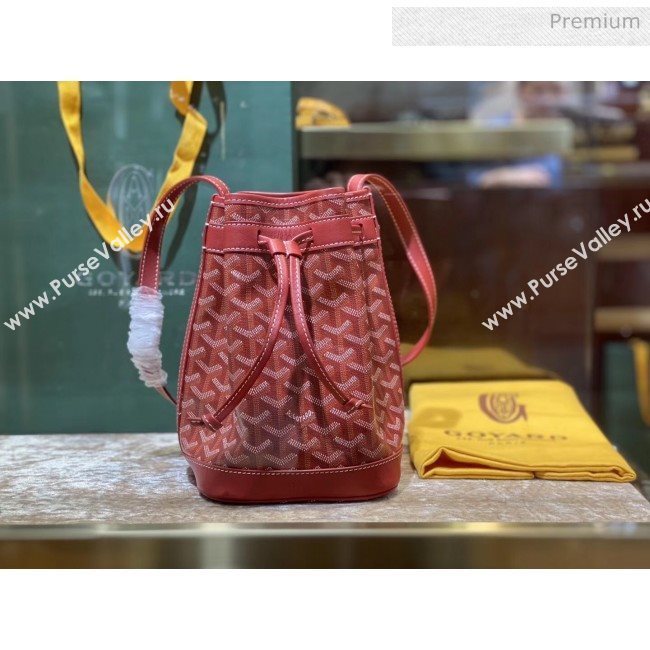 Goyard Petite Flot Bucket Bag Deep Red 2020 (TS-20032024)