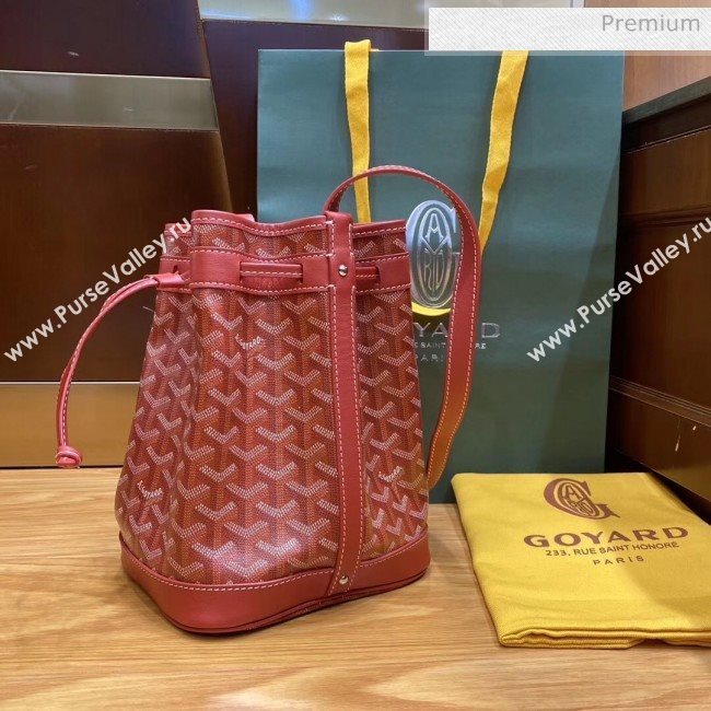 Goyard Petite Flot Bucket Bag Deep Red 2020 (TS-20032024)