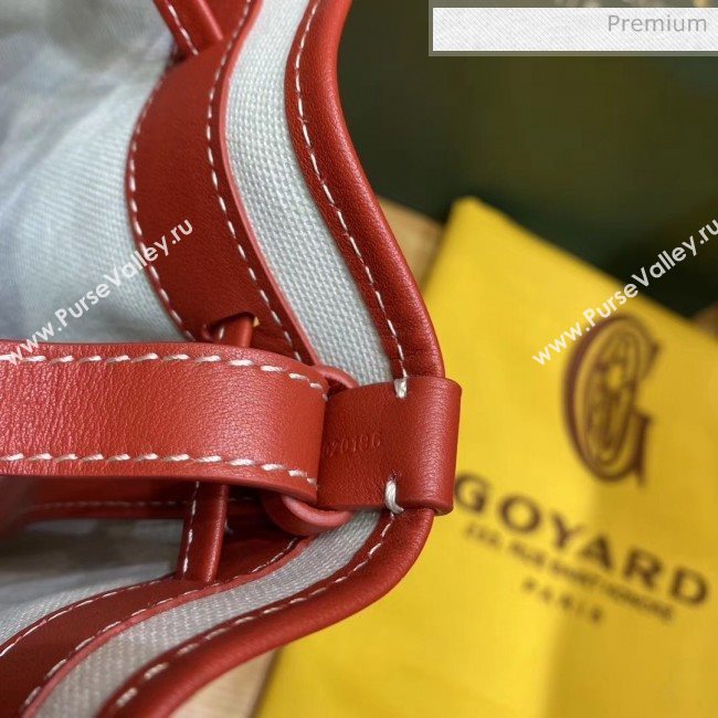 Goyard Petite Flot Bucket Bag Deep Red 2020 (TS-20032024)