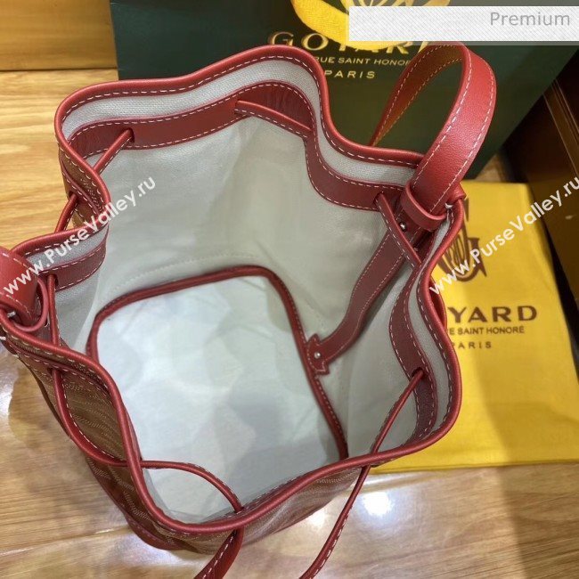 Goyard Petite Flot Bucket Bag Deep Red 2020 (TS-20032024)