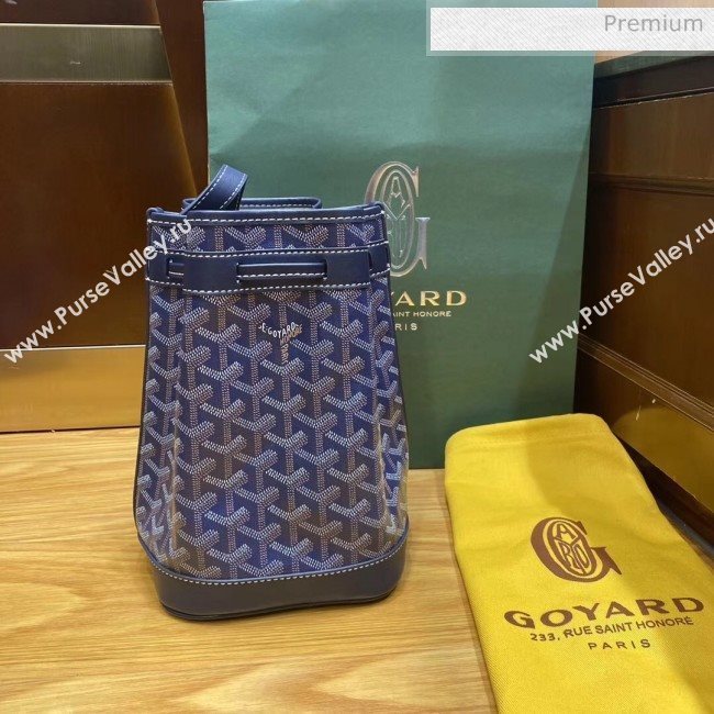 Goyard Petite Flot Bucket Bag Deep Blue 2020 (TS-20032025)