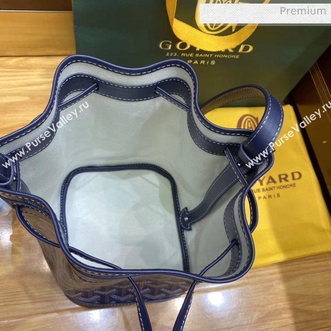 Goyard Petite Flot Bucket Bag Deep Blue 2020 (TS-20032025)