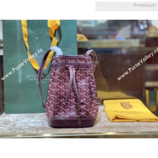 Goyard Petite Flot Bucket Bag Burgundy 2020 (TS-20032026)