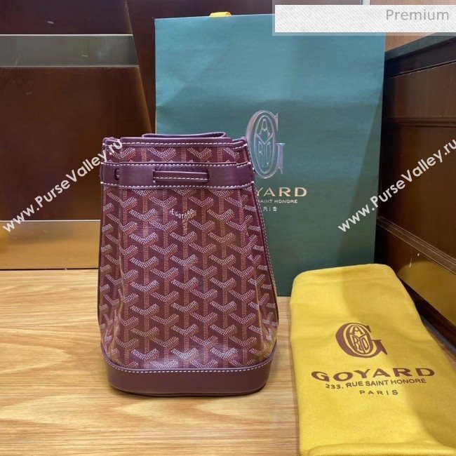 Goyard Petite Flot Bucket Bag Burgundy 2020 (TS-20032026)