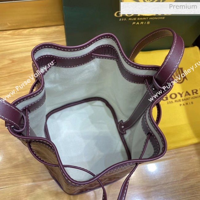 Goyard Petite Flot Bucket Bag Burgundy 2020 (TS-20032026)