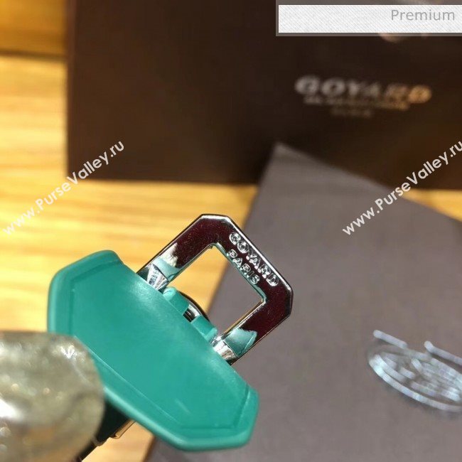 Goyard Edmond Leather Strap Bracelet Green 2020 (TS-20032042)