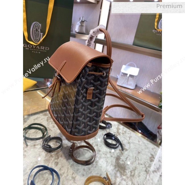 Goyard Alpin Mini Backpack Bag Black/Brown 2020 (TS-20032027)