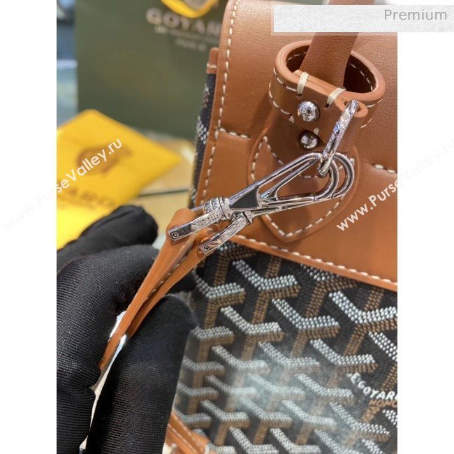 Goyard Alpin Mini Backpack Bag Black/Brown 2020 (TS-20032027)