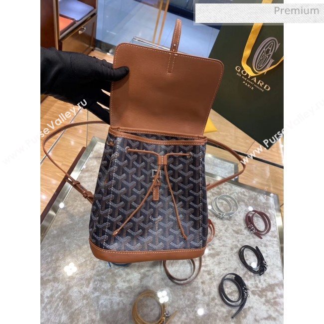 Goyard Alpin Mini Backpack Bag Black/Brown 2020 (TS-20032027)