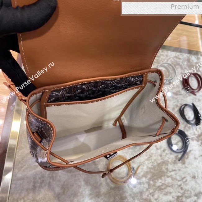 Goyard Alpin Mini Backpack Bag Black/Brown 2020 (TS-20032027)