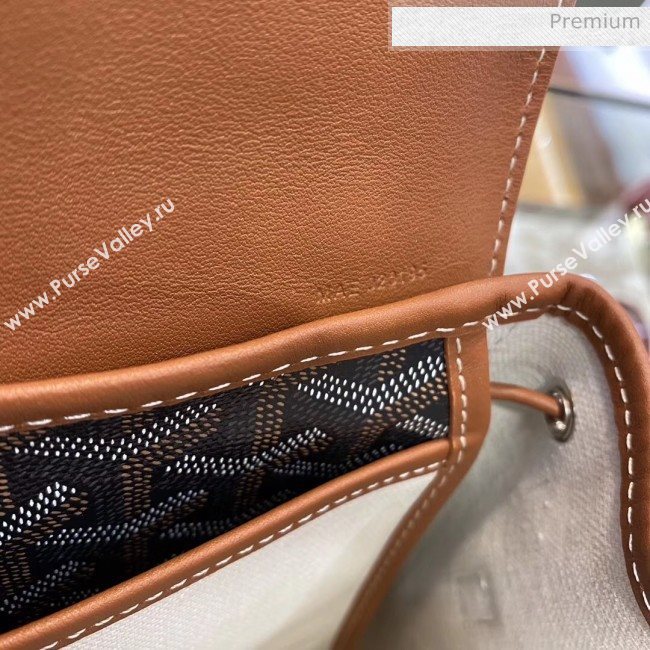 Goyard Alpin Mini Backpack Bag Black/Brown 2020 (TS-20032027)