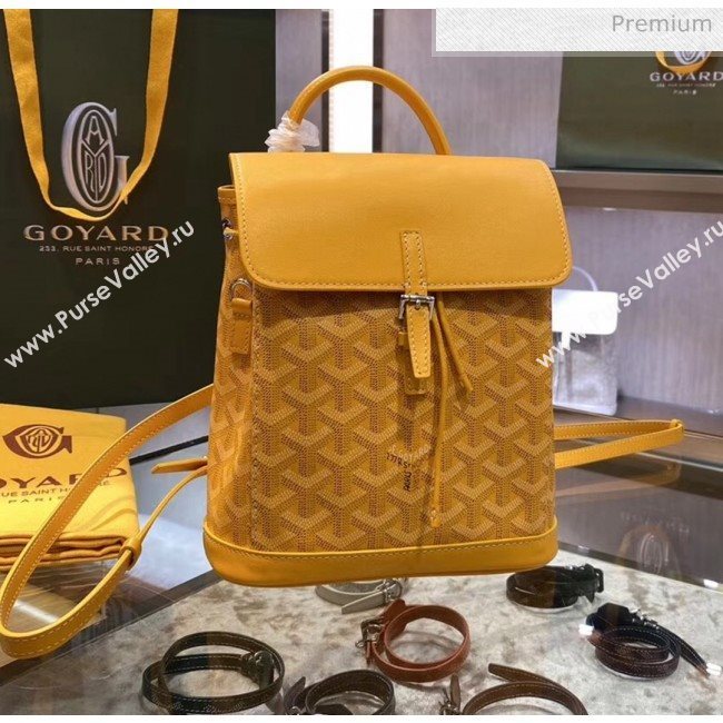 Goyard Alpin Mini Backpack Bag Yellow 2020 (TS-20032029)