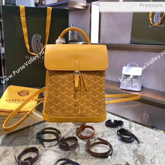 Goyard Alpin Mini Backpack Bag Yellow 2020 (TS-20032029)