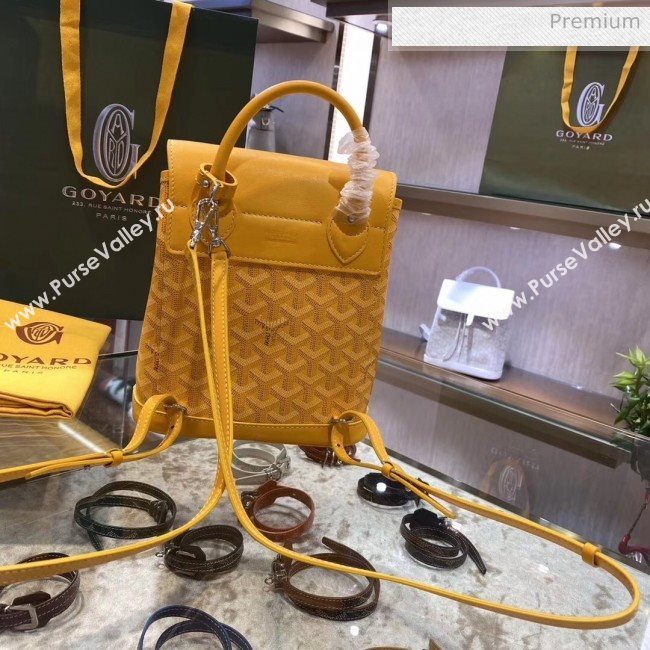 Goyard Alpin Mini Backpack Bag Yellow 2020 (TS-20032029)
